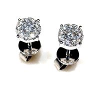 Orecchini Donna JOVANE in Oro bianco Diamante JR2663 Sommer O